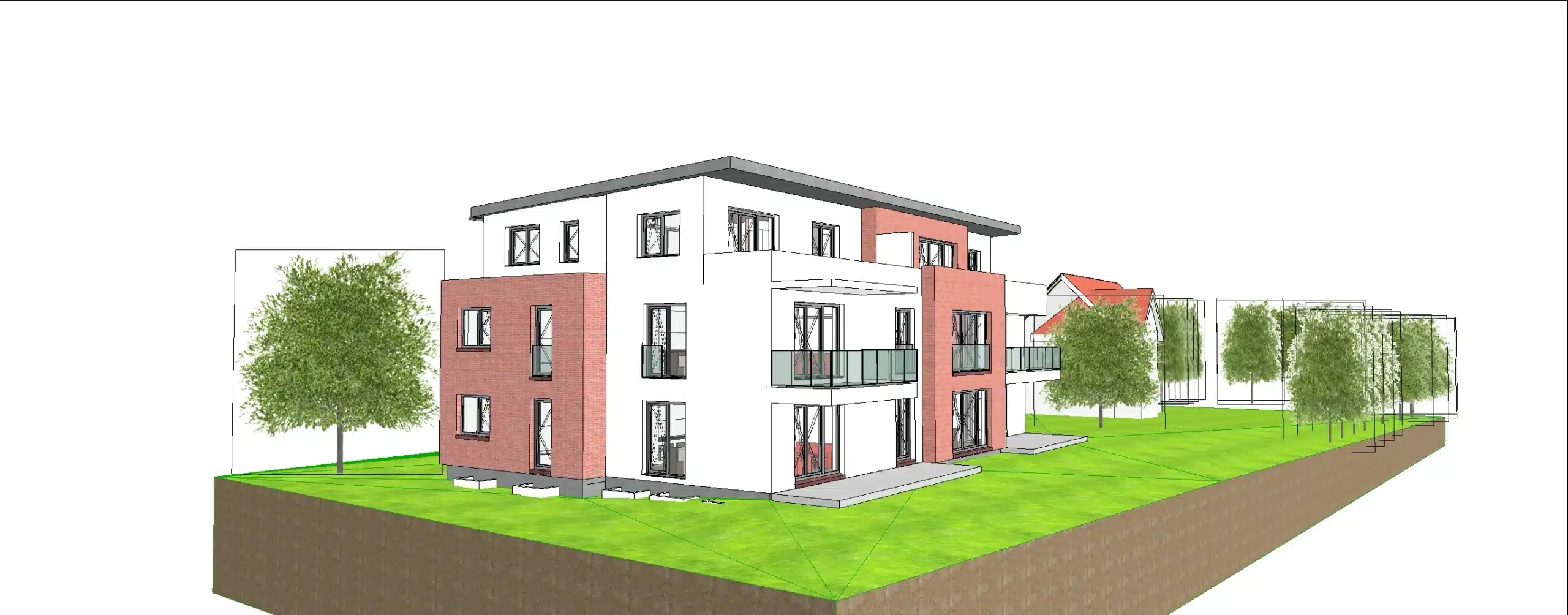 3D Mehrfamilien Haus Espenau